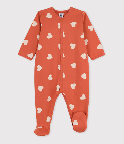 Petit Bateau Baby Pyjama | Brandy / Avalanche*