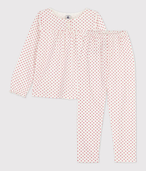 Petit Bateau Pyjama Katoen | Marshmallow / Stop*
