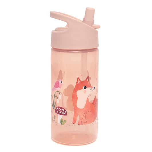 Petit Monkey Drinkfles | Woodland Pink