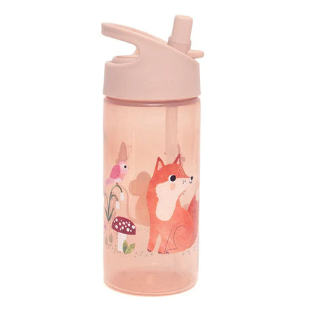 Petit Monkey Drinkfles | Woodland Pink