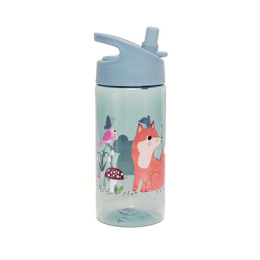* Petit Monkey Drinkfles | Woodland Stone Blue