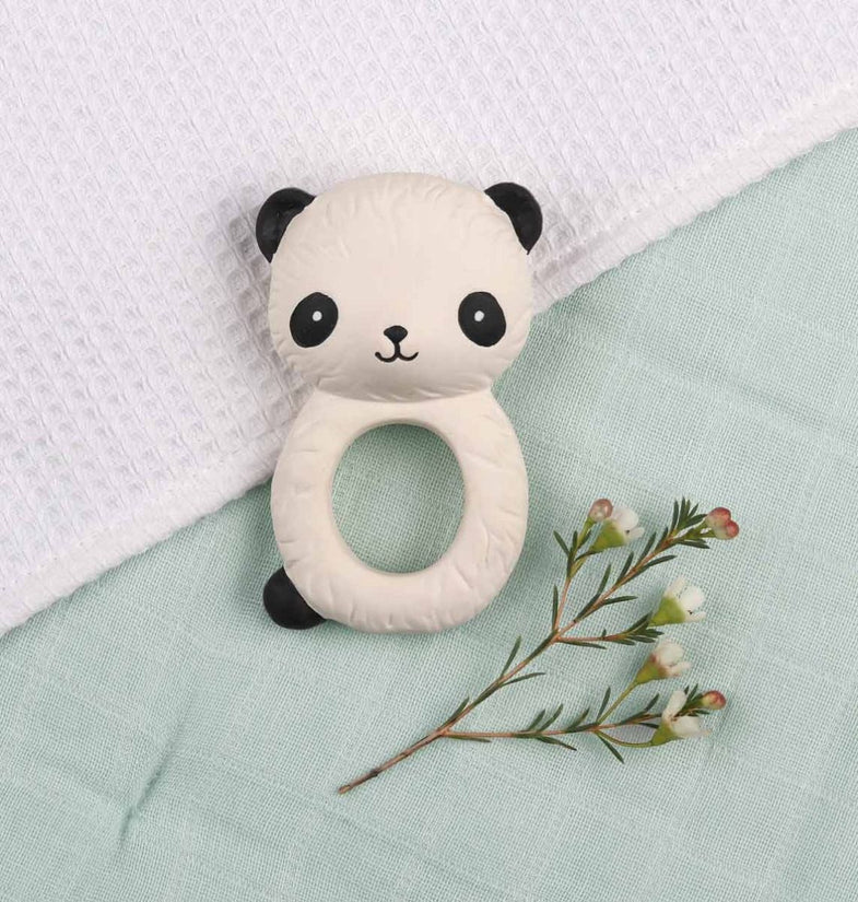 A Little Lovely Company siliconen bijtspeeltje - Panda