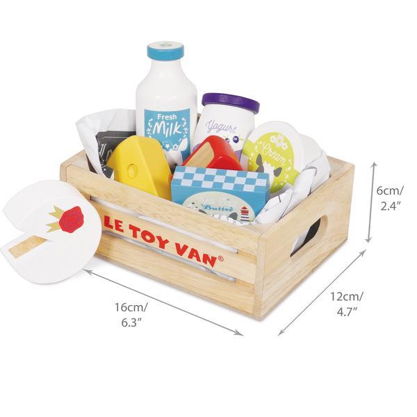 Le Toy Van Houten Kistje Melk en kaas