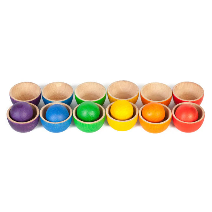 Grapat 6 ballen en 12 schaaltjes Bowls & Balls