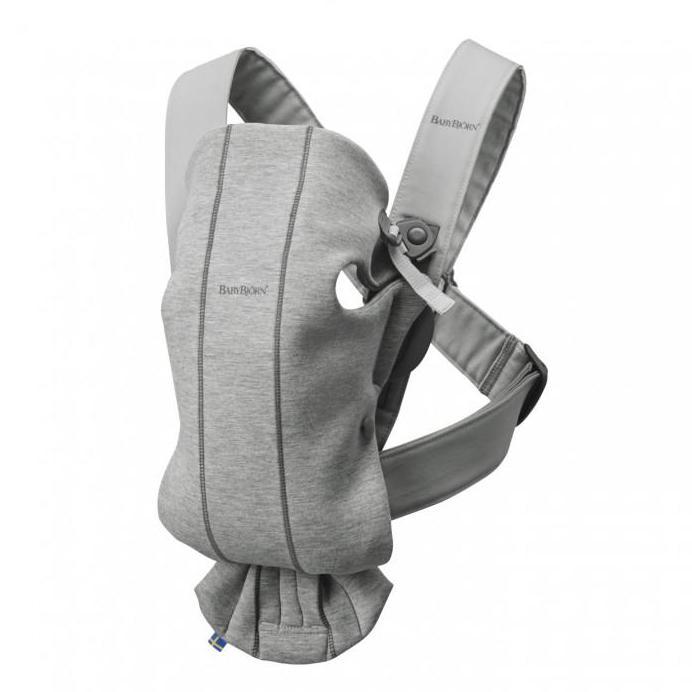 * Babybjörn draagzak Mini - Jersey Lichtgrijs