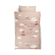 Done By Deer Bedset 100x140cm | Happy Clouds Powder