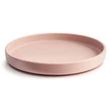 Mushie Silicone Bord Rond Met Zuignap | Blush