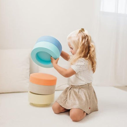 Moes Play Set 5 Foam Blokken Rainbow Chair