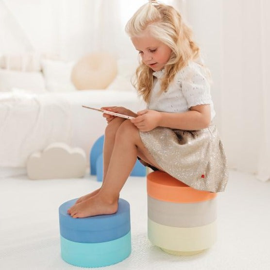 Moes Play Set 5 Foam Blokken Rainbow Chair