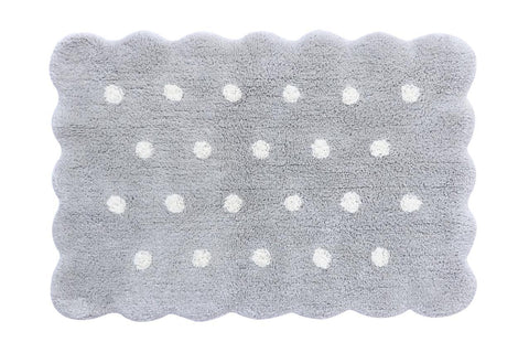 Lorena Canals machinewasbaar tapijt 100cm Mini | Biscuit Pearl Grey
