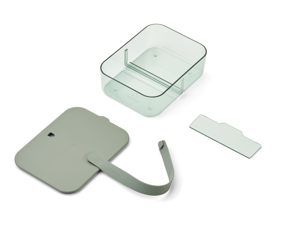*  Liewood Carin Lunch Box Met Vakjes | Faune Green / Pepperrmint