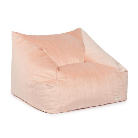 *  Nobodinoz Chelsea Velvet Beanbag | Bloom Pink