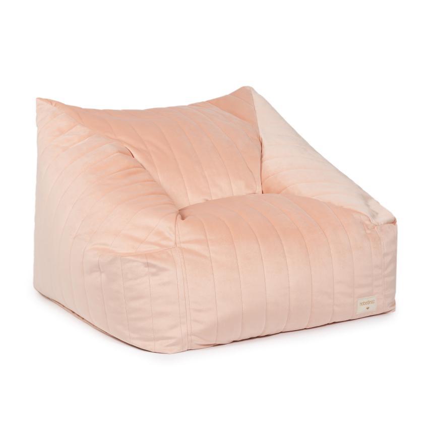 *  Nobodinoz Chelsea Velvet Beanbag | Bloom Pink