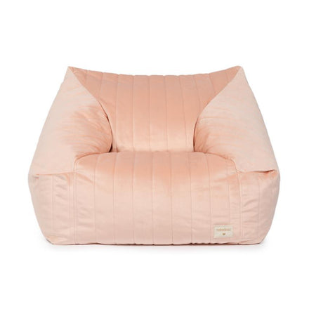 *  Nobodinoz Chelsea Velvet Beanbag | Bloom Pink