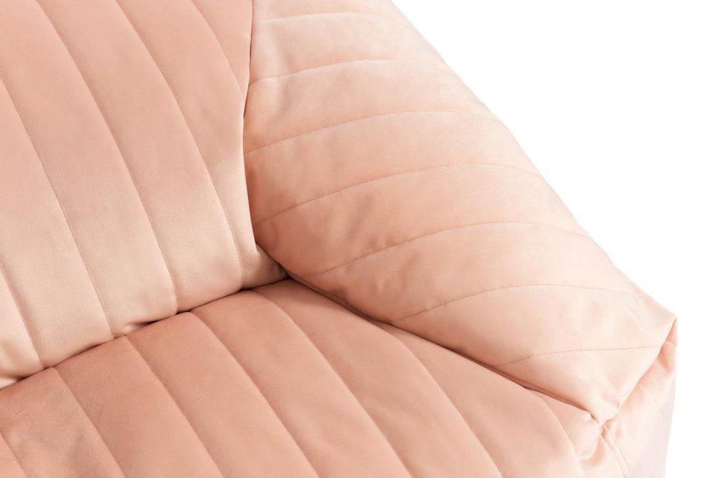 *  Nobodinoz Chelsea Velvet Beanbag | Bloom Pink