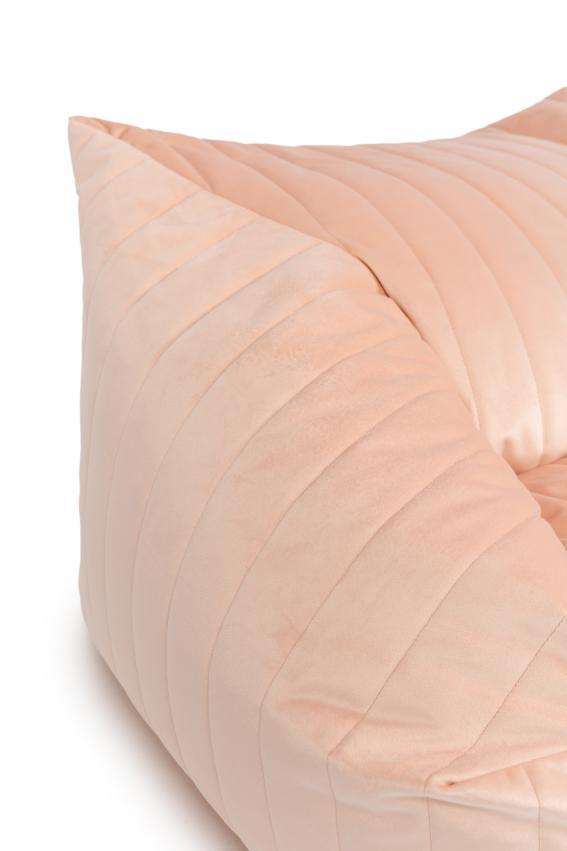 *  Nobodinoz Chelsea Velvet Beanbag | Bloom Pink