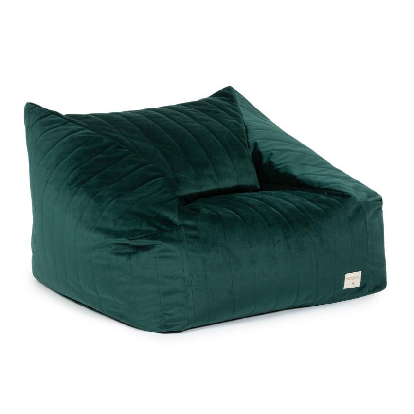 *  Nobodinoz Chelsea Velvet Beanbag | Jungle Green