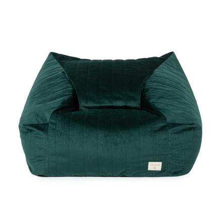 *  Nobodinoz Chelsea Velvet Beanbag | Jungle Green