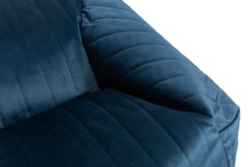 ZZZ Nobodinoz Chelsea Velvet Beanbag | Night Blue