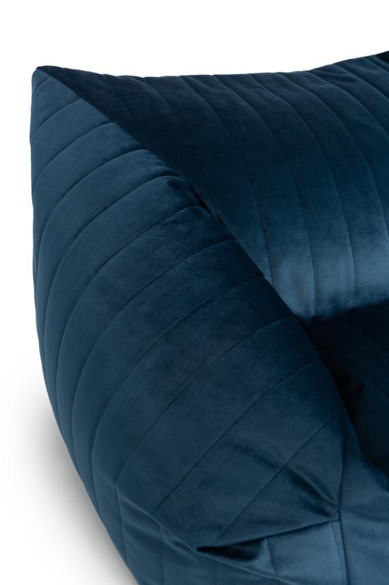 *  Nobodinoz Chelsea Velvet Beanbag | Night Blue