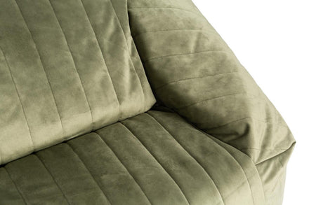 zzz Nobodinoz Chelsea Velvet Beanbag | Olive Green