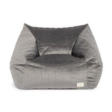 ZZZ Nobodinoz Chelsea Velvet Beanbag | Slate Grey