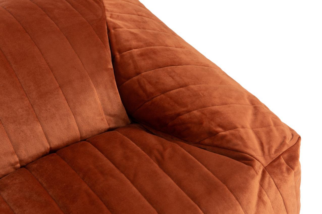 *  Nobodinoz Chelsea Velvet Beanbag | Wild Brown