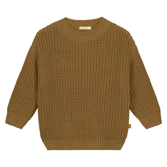 Yuki Chunky Knit Sweater | Gold