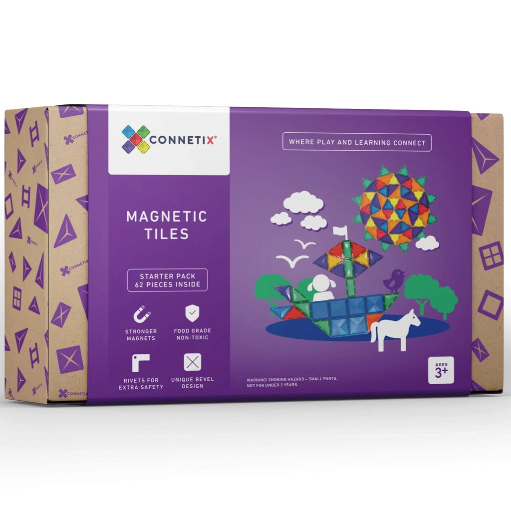 Connetix Tiles Rainbow Starter Pack EU | 62 Stuks - NIET MEER VERKIJGBAAR