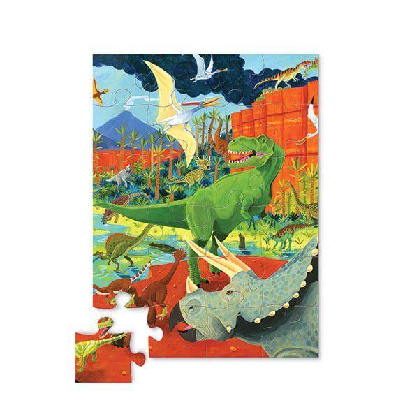 Crocodile Creek puzzel 24 stukken - Land of dinosaurs