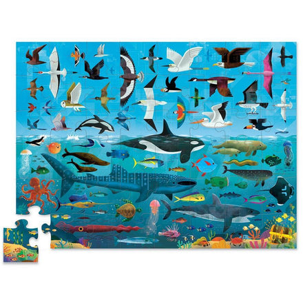 Crocodile Creek puzzel 48 stukken - Above & Below | Sea & Sky
