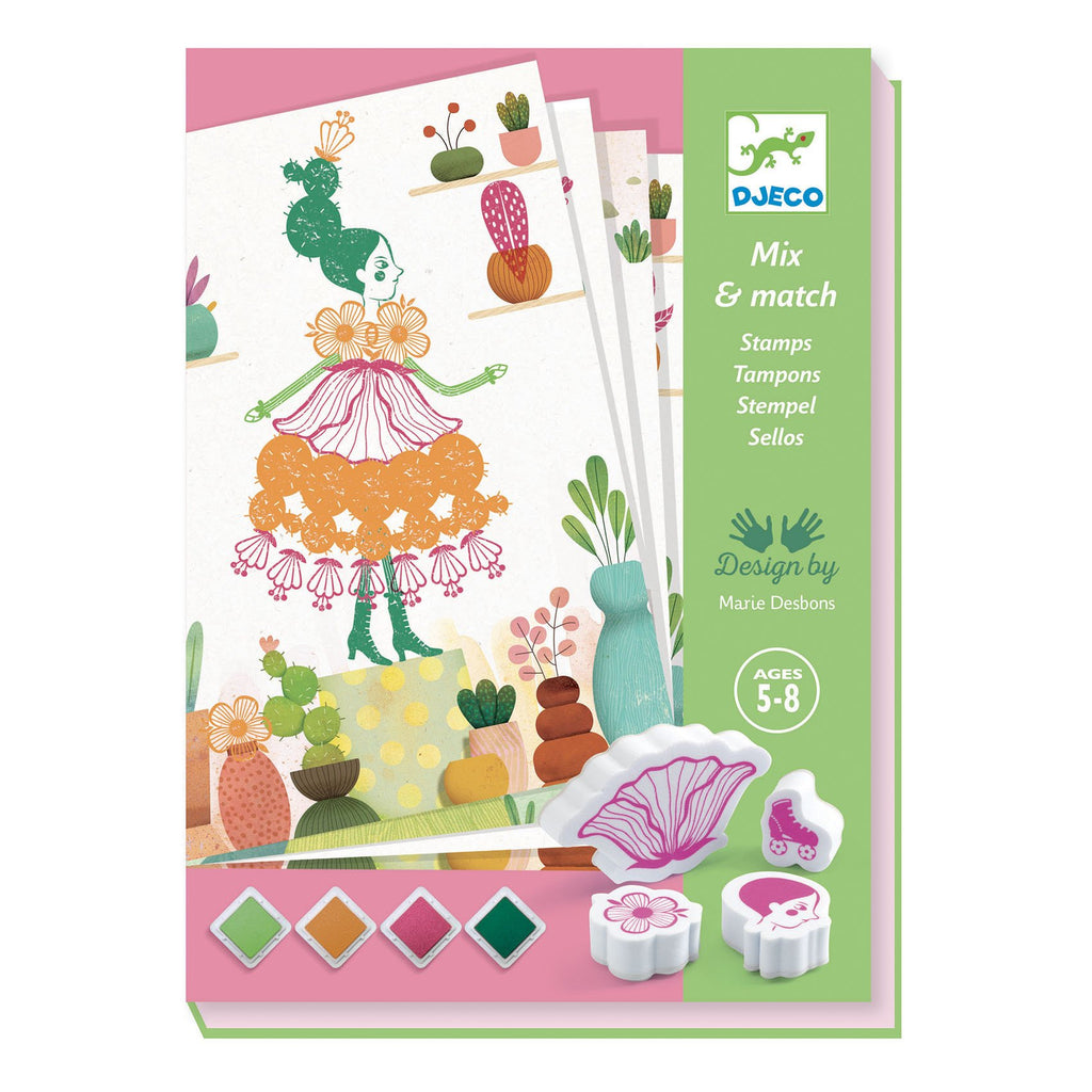 Djeco Stempelset | Bloemenmeisjes