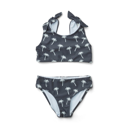 *  Liewood Bow Bikini | Palms/ Dark Blue