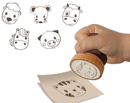 Stempel set dou'dou - DE GELE FLAMINGO - 4