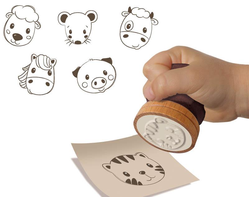 Stempel set dou'dou - DE GELE FLAMINGO - 4