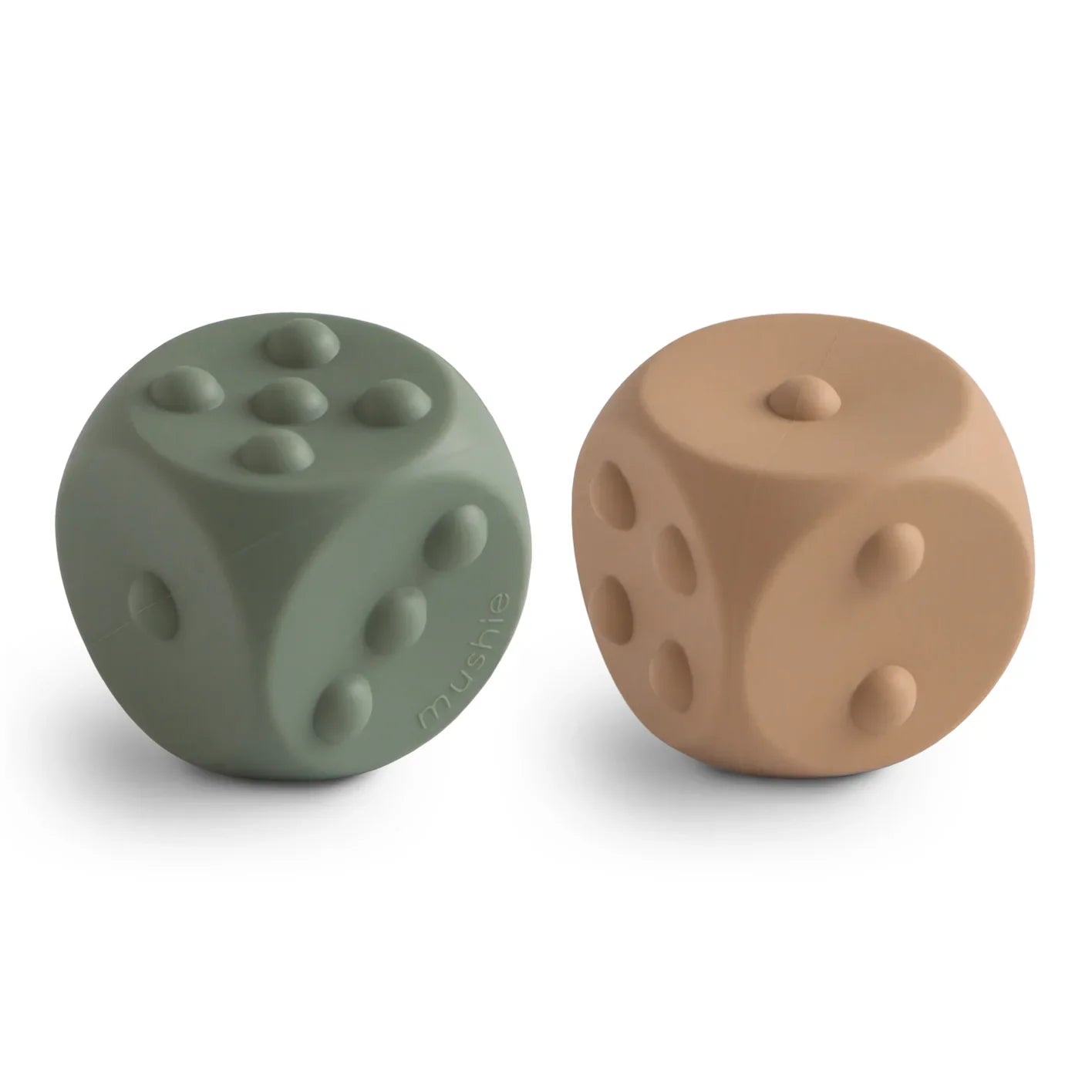 Mushie Bijtspeeltje Dice Press Toy | Dried Thyme / Natural