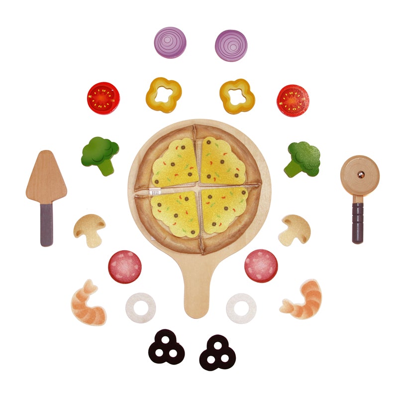 Hape Pizza Playset 29 Stuks *