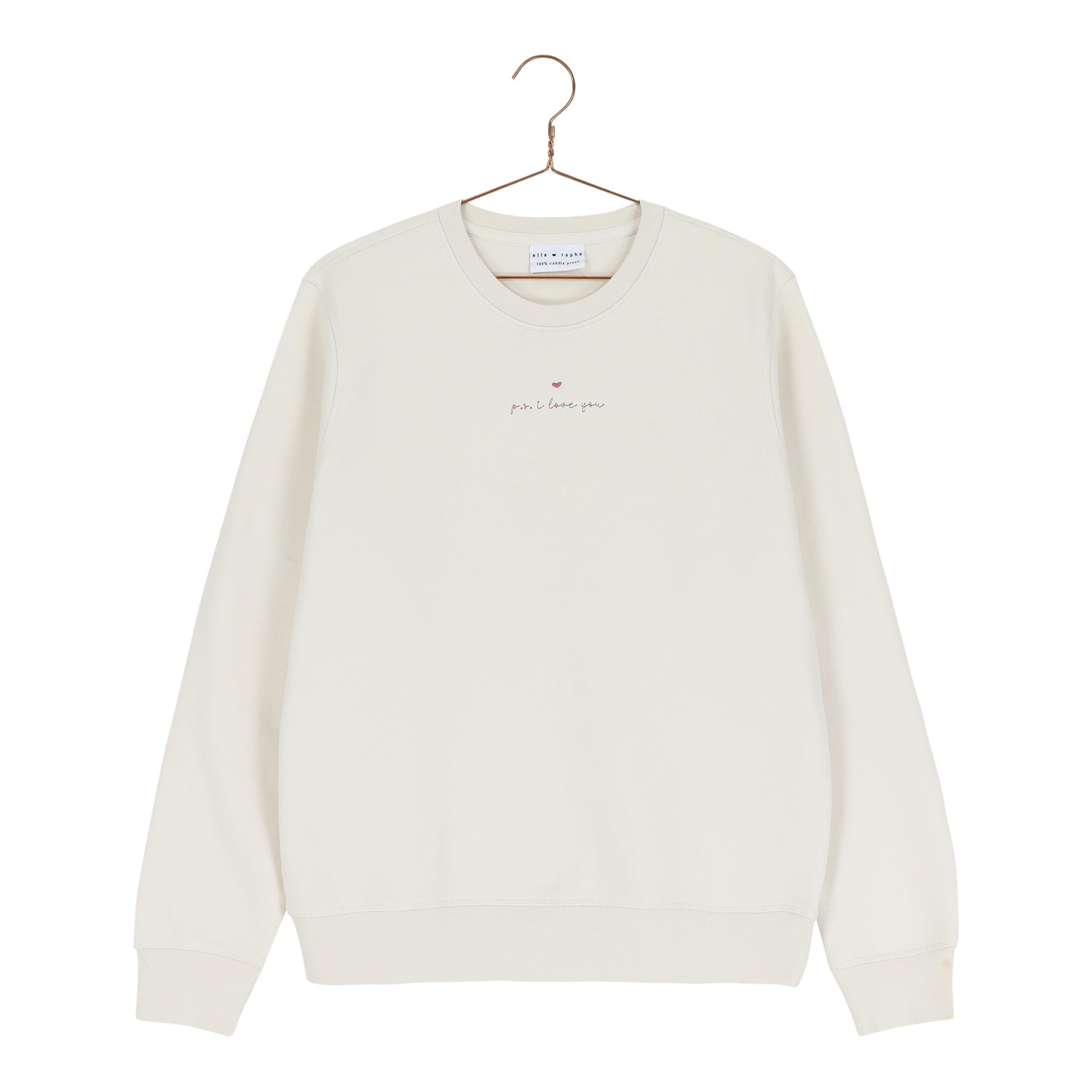 Elle And Rapha Sweater P.S. I Love You | Ivory  *