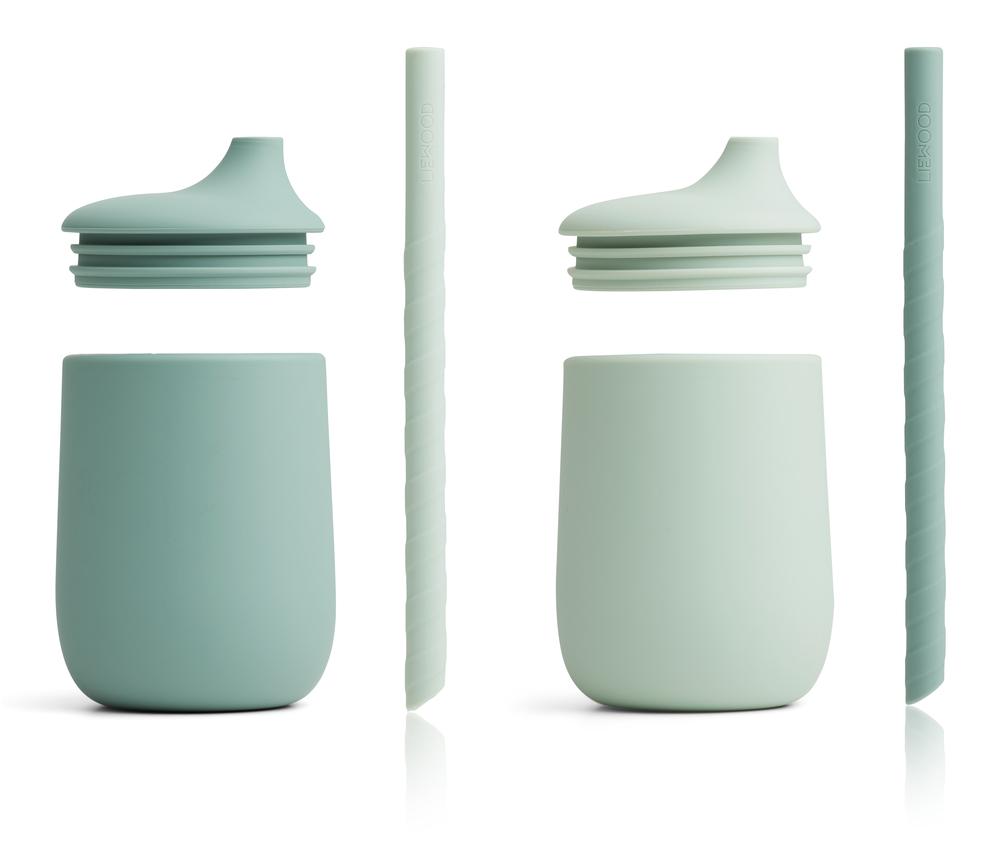 Liewood Ellis Sippy Cup 2-pack | Mint Mix