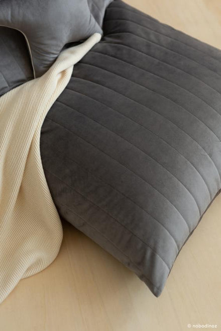 zzz Nobodinoz Pouffe XL Zitzak Essaouira I Slate Grey