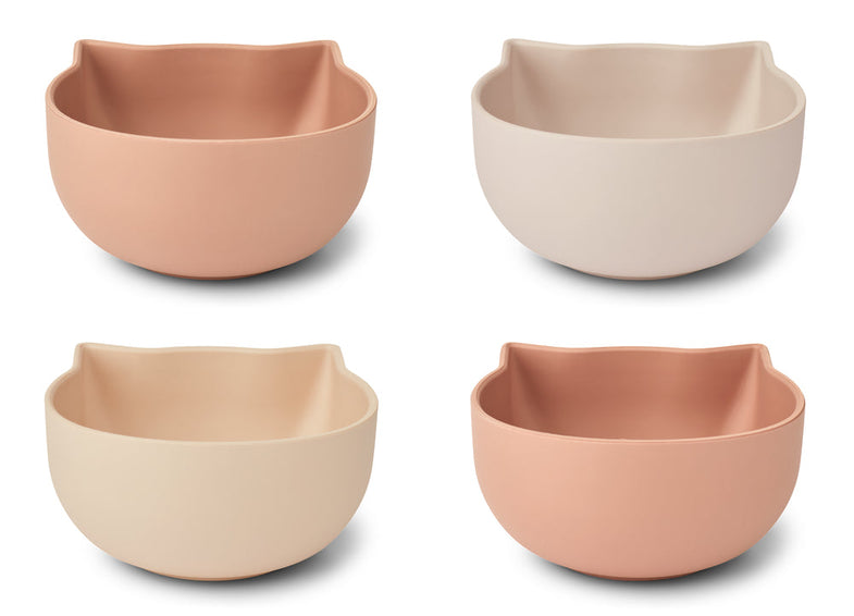ZZZLiewood Filiz Snack Bowls 4pack | Pale Tuscany Rose Mix