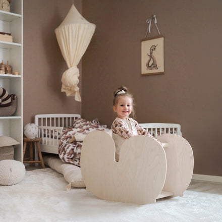 Fitwood Nuppu Rocking Horse Schommelpaard & Bureau | Beuk