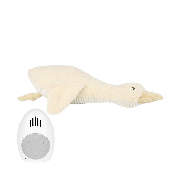 Flow Amsterdam Knuffel Met Hartslag | Liva The Goose Beige