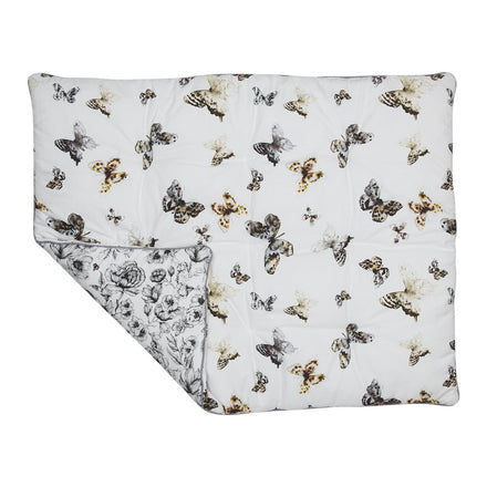 Mies & Co Speel- En Boxkleed Double Face 80x100cm Bumble Love / Fika Butterfly  *