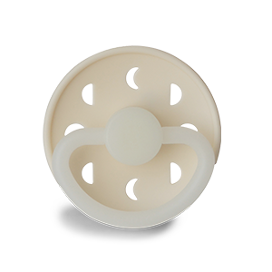 Frigg Moon Siliconen Fopspeen 6+M | Cream Night