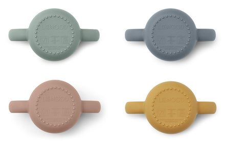 Liewood Gene Siliconen beker 4 pack | Rabbit Multi Mix