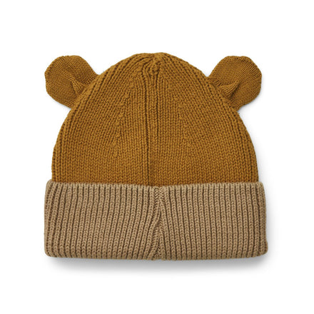 zzz Liewood Gina Beanie | Golden Caramel Oat Mix
