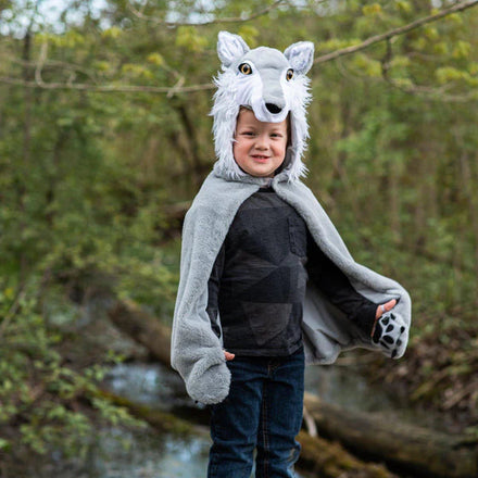 Great Pretenders Woodland Wolf Cape 2-3 Jaar