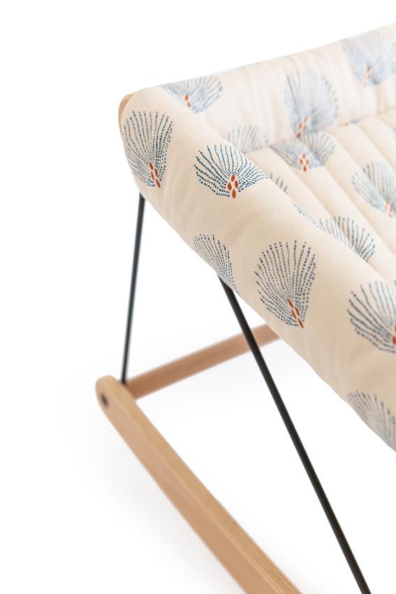 * Nobodinoz Growing Green Baby Bouncer Hoes | Blue Gatsby/ Cream