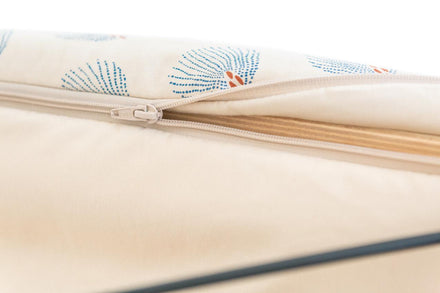 * Nobodinoz Growing Green Baby Bouncer Hoes | Blue Gatsby/ Cream